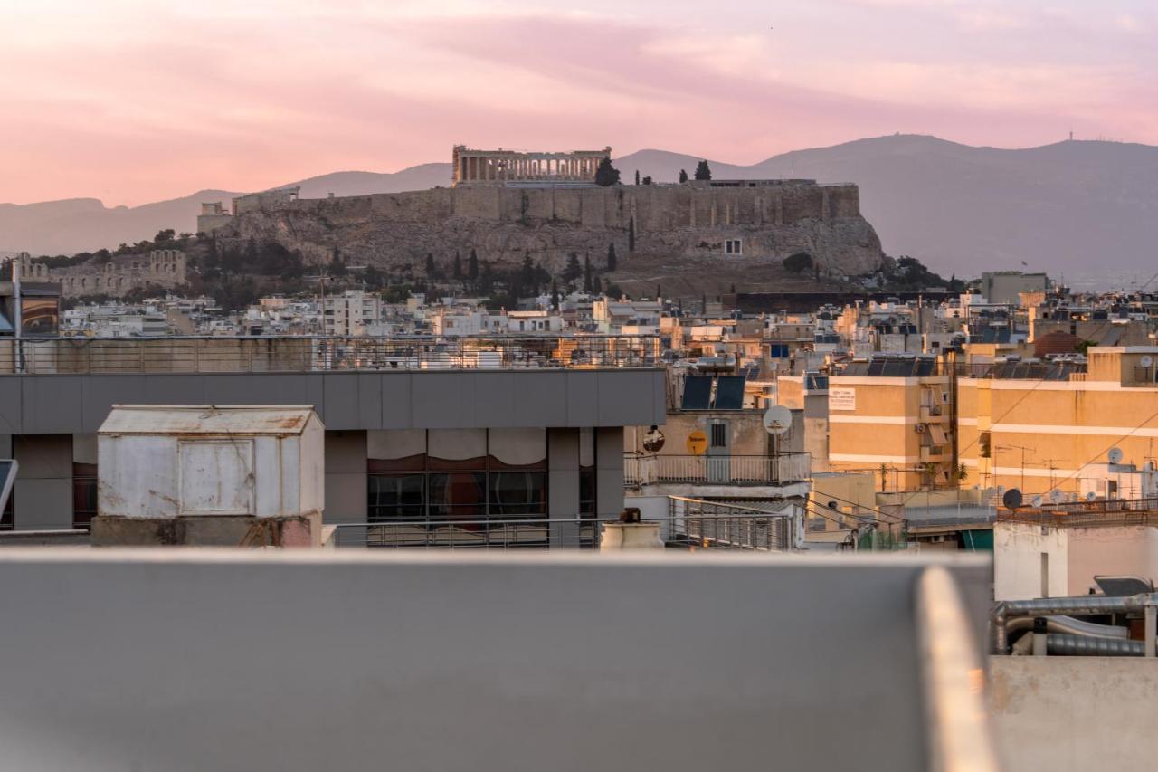 Sunny Penthouse W/ Acropolis View Next To Metro Apartment Athens Exterior photo
