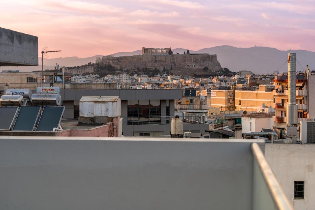 Sunny Penthouse W/ Acropolis View Next To Metro Apartment Athens Exterior photo